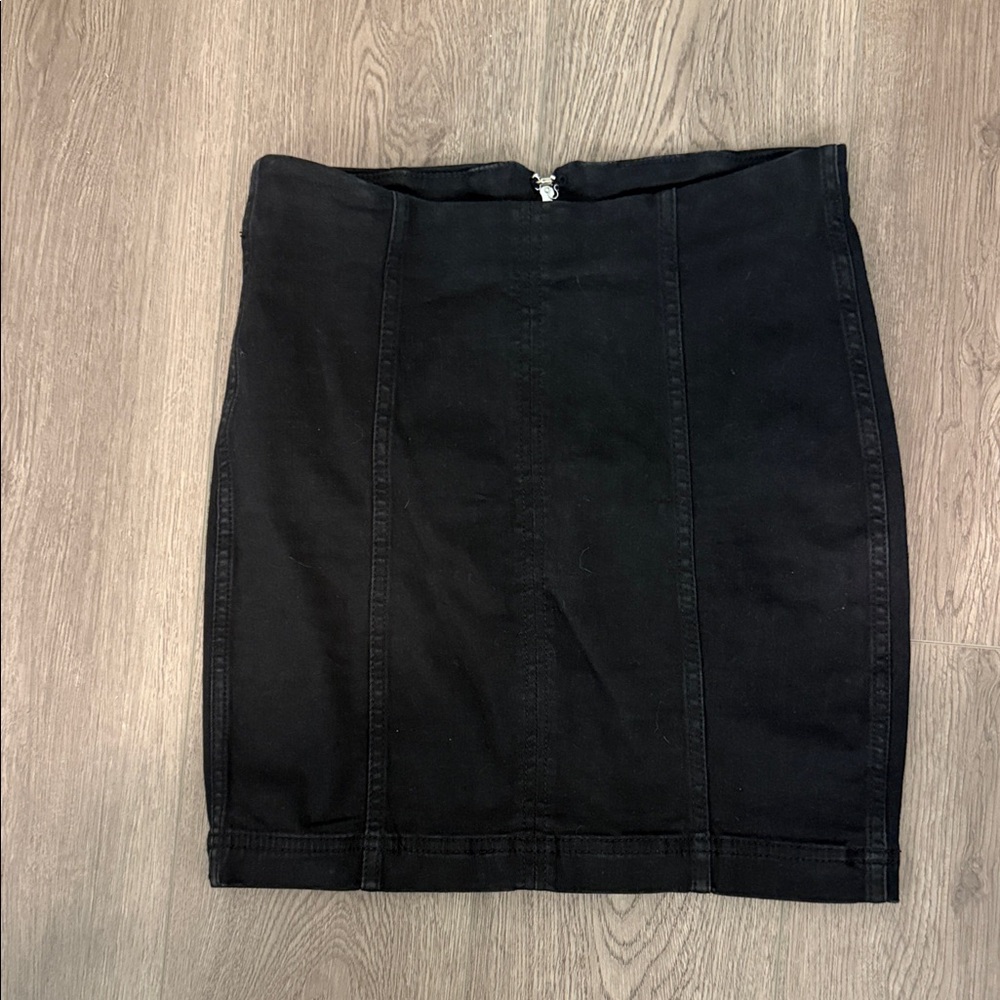Free People Denim Black Women's Skirt